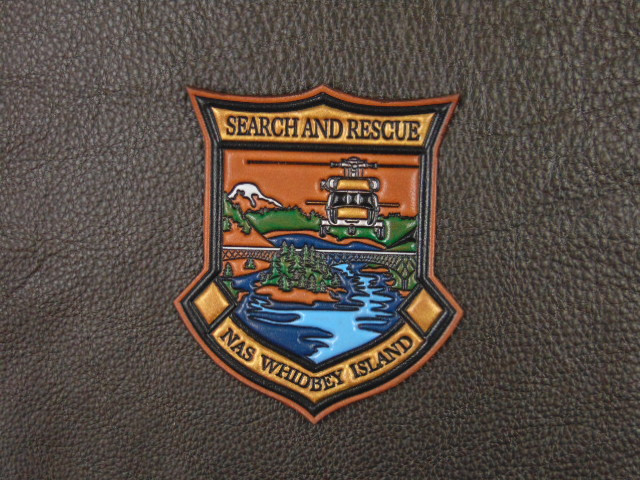  NAS WHIDBEY ISLAND SAR  Classic Embossed leather  