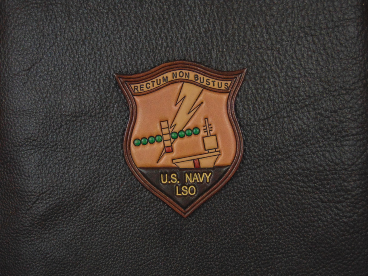  LSO  (Rectum Non Bustus)  browntone, Classic Embossed Leather 