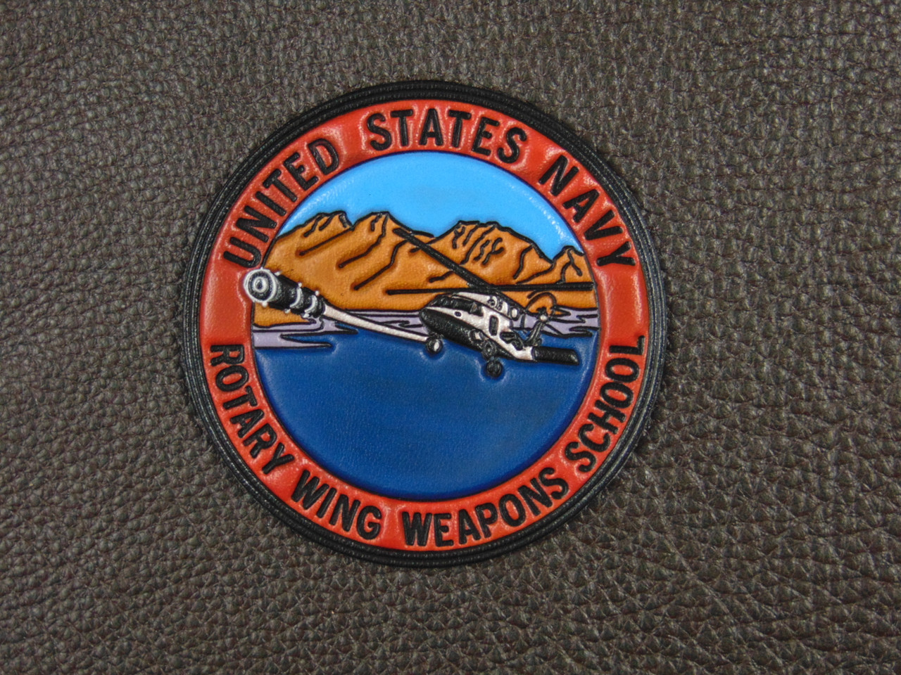  Rotary Wing Weaps School, RWWS, Classic Embossed Leather 