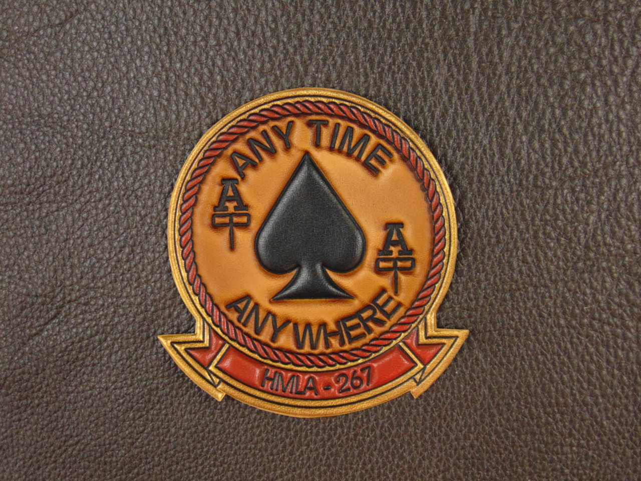  HMLA-267  Classic Embossed Leather - Our Best Work! 