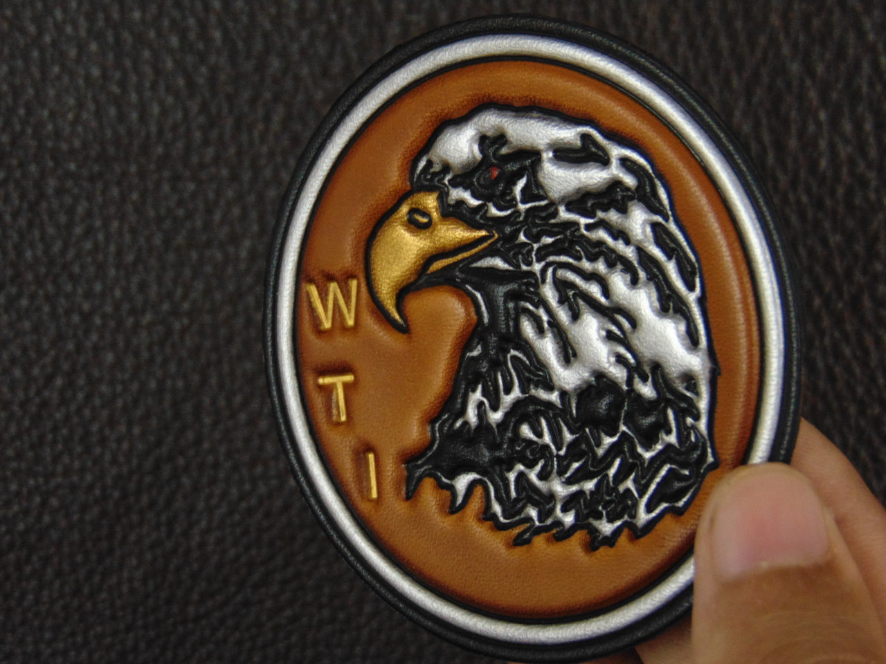  USMC MARINE WTI   Classic Embossed Leather  