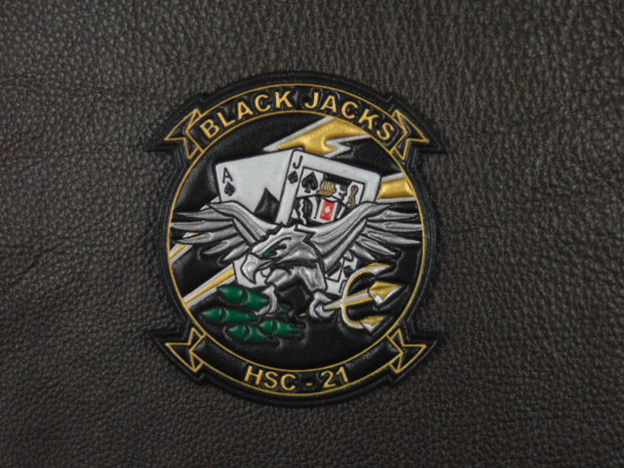 HSC-21 BlackJacks  Embossed fine leather, Full Color