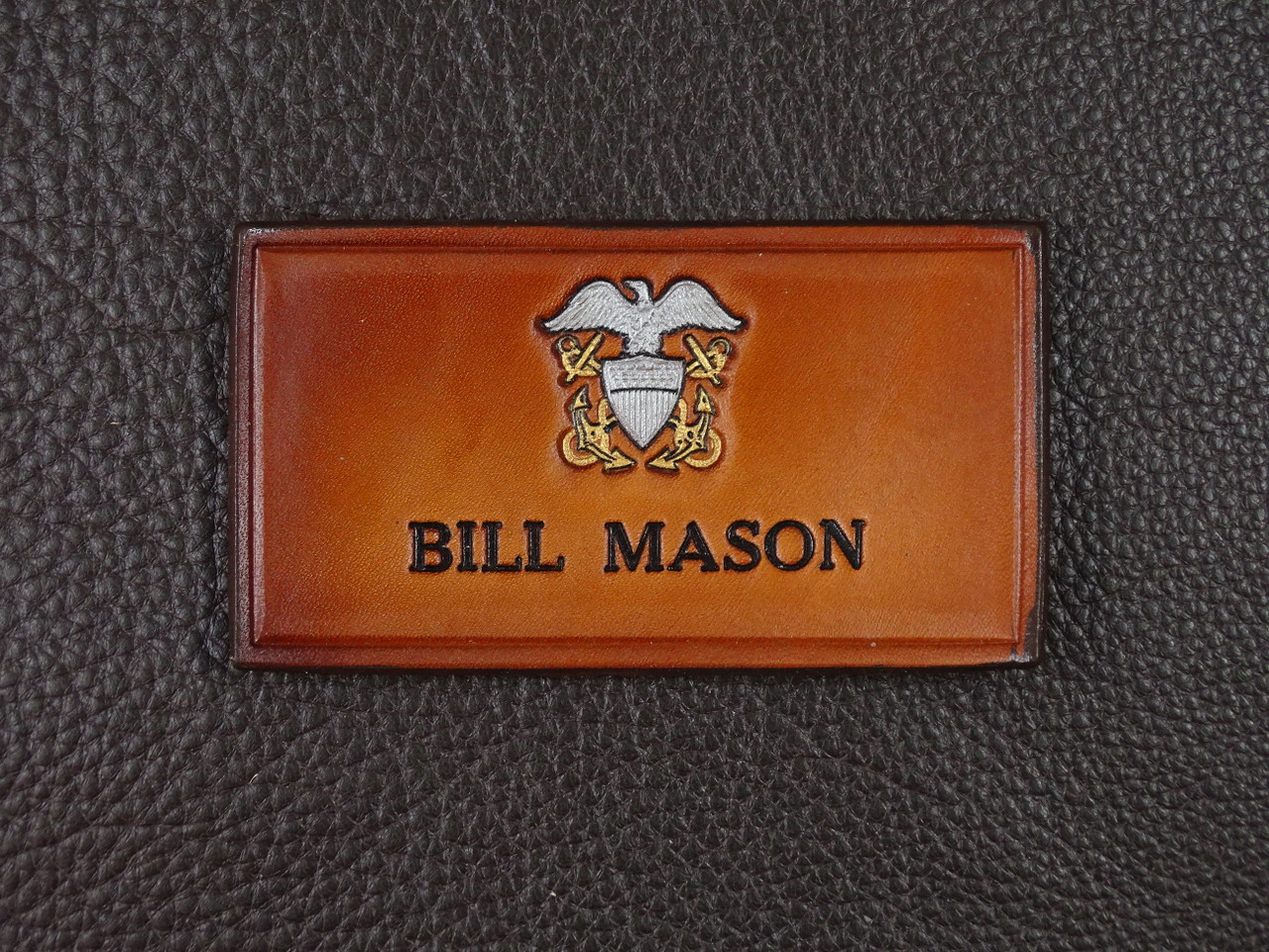 Officer Crest Vintage color tag