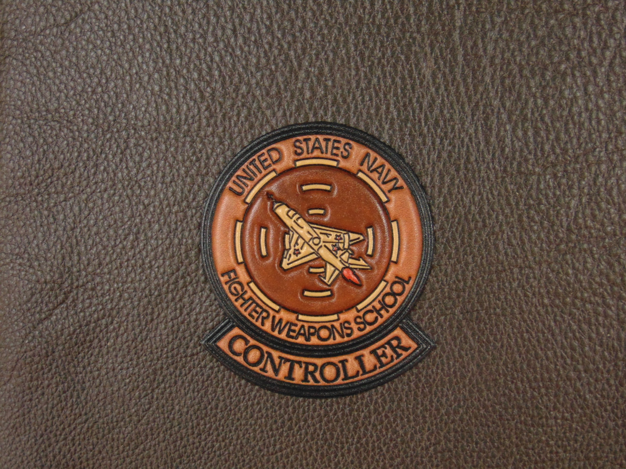 TOPGUN CONTROLLER, Brown tone, Classic Embossed leather, Officially Licensed
