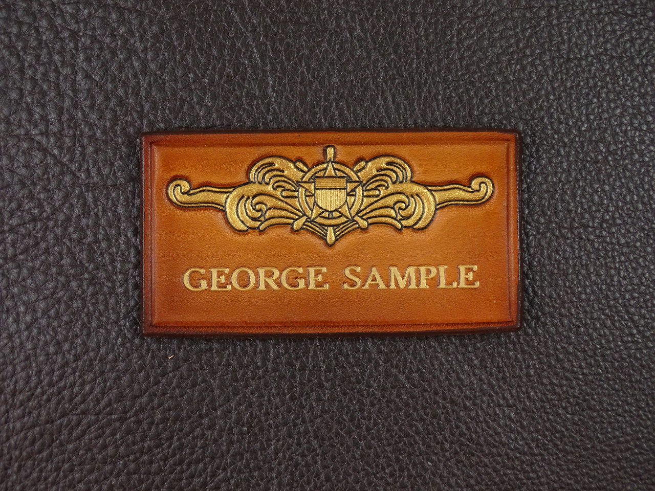 US Coast Guard Cutterman Nametag, 1 Line of Text, Officially Licensed