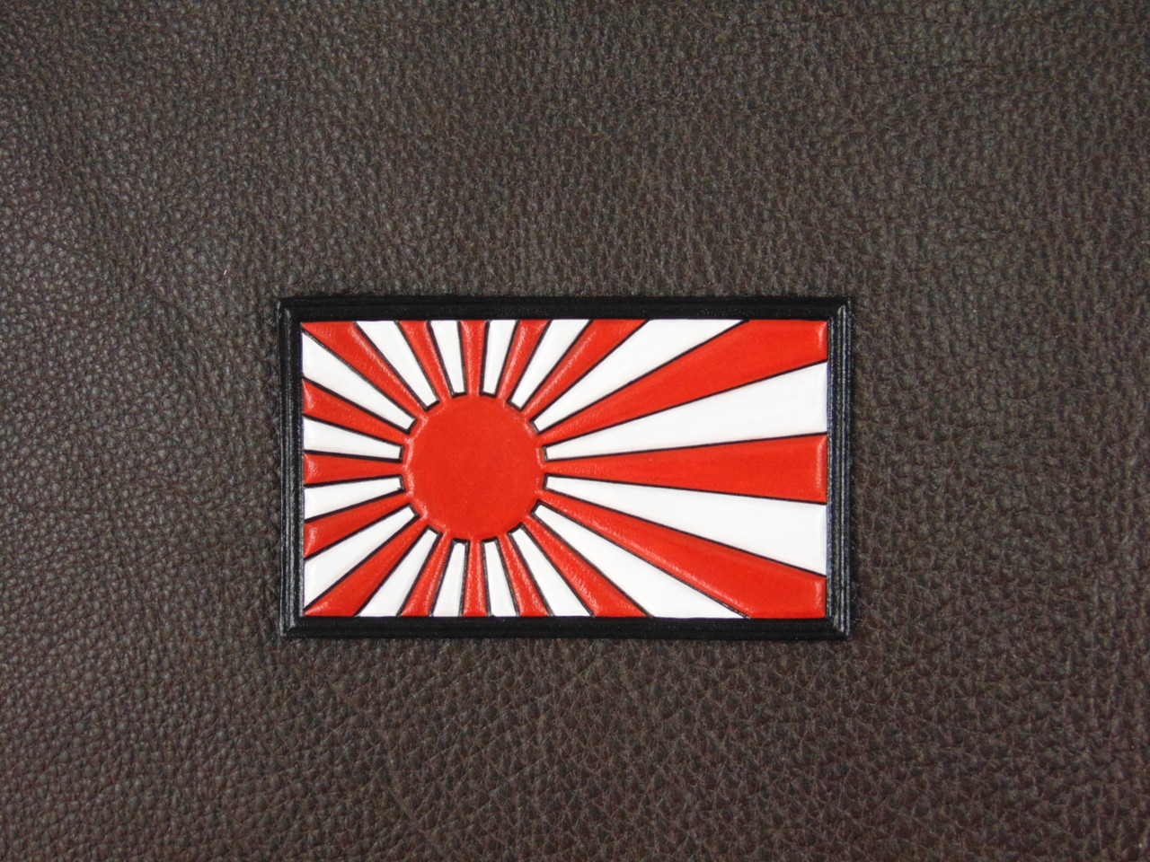 JMSDF ENSIGN Alt Vers/  Japan Navy Flag/Black Border  Classic Embossed
