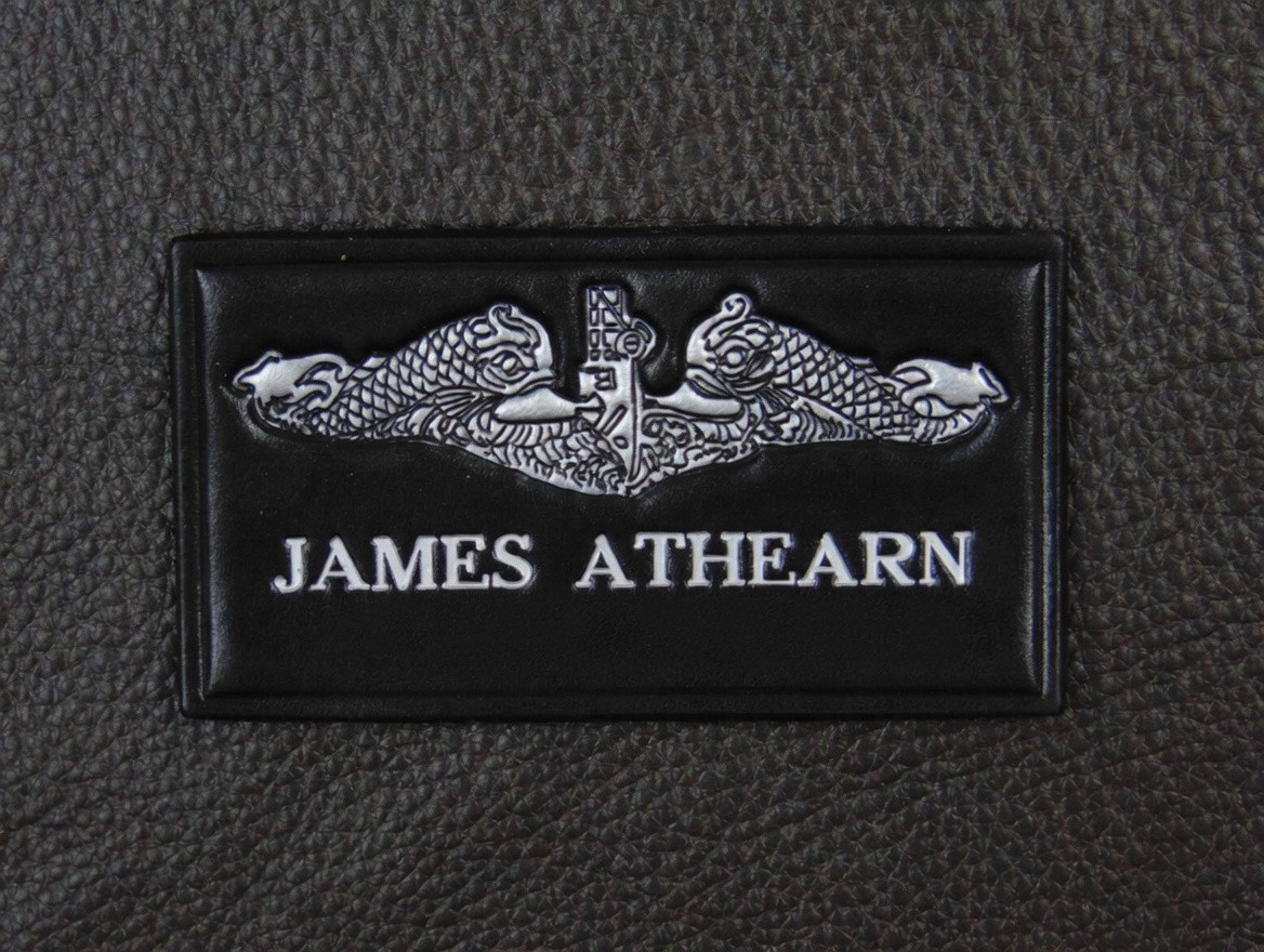 Submarine Enlisted Name tag 1 line of text