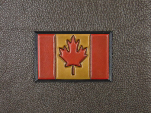 CANADA  FLAG Classic Embossed Leather - Our Best