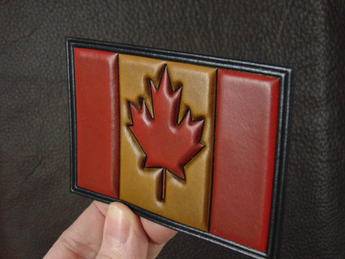  CANADA  FLAG Classic Embossed Leather - Our Best 
