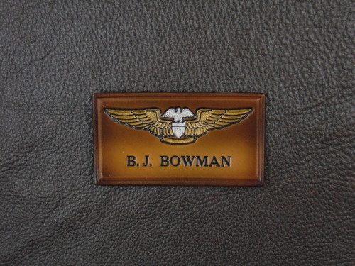 U.S. NAVY AMDO  Nametag , 1 Line of Text CLASSIC EMBOSSED, Officially Licensed