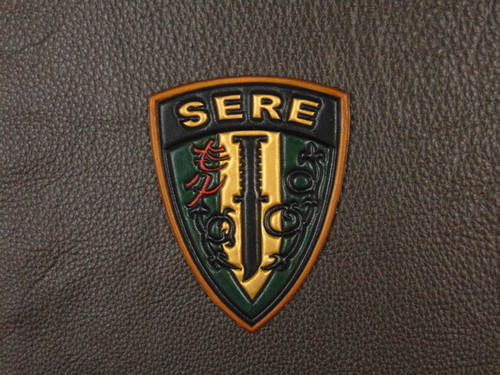 SERE  Patch, Classic Embossed leather, Officially Licensed 