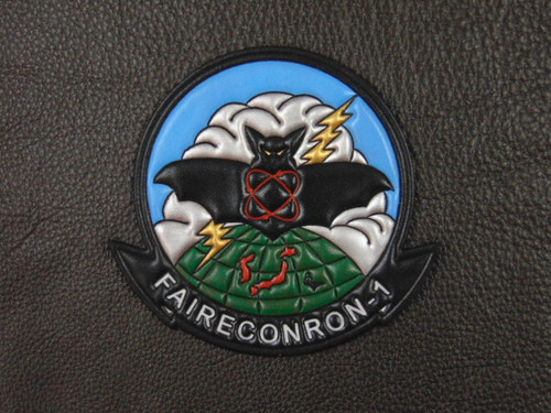 VQ-1 Globe & Bat, Full color  Classic Embossed leather, Officially Licensed