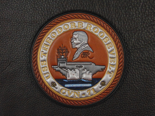 USS  ROOSEVELT  CVN-71  Classic Embossed,  Our Best work