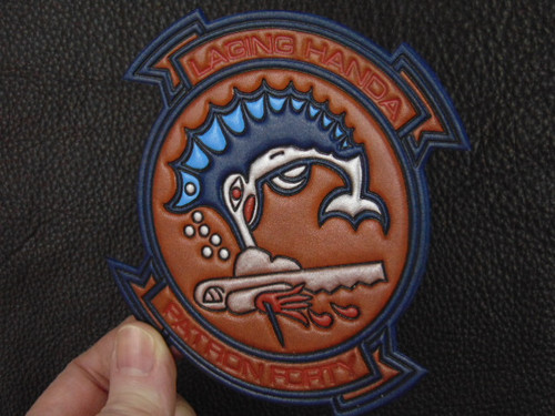 VP-40 leather Flight jacket patch