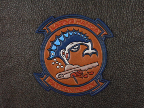 VP-40 leather Flight jacket patch