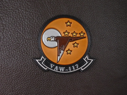 VAW-117, Classic Embossed Leather Officially Licensed