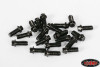 RC4WD Miniature Scale Hex Bolts M2.5 x 6mm BLACK Z-S0008