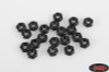 RC4WD Regular M2.5 Nuts 20 BLACK used on Wagon Wheels Z-S0303
