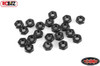 RC4WD Regular M2.5 Nuts 20 BLACK used on Wagon Wheels Z-S0303