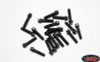 RC4WD Miniature Scale Hex Bolts (M2 x 8mm) BLACK Z-S0376