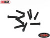 RC4WD Miniature Scale Hex Bolts (M2 x 10mm) BLACK Z-S0623 Bolt Scaler Detail