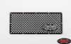 RC4WD Logo BLACK Billet Grill Metal Mesh 80 x 34mm inc Fixings Z-S1506