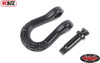 RC4WD Warn 1/10 D-Ring Shackle TOY METAL Black Eyelet Winch Hook Point Z-S1090