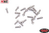 RC4WD Miniature Scale Hex Bolts M1.6 x 4mm SILVER Z-S1124 Bolt Scaler Detail RC