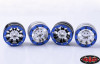 BLUE 1.9" Universal Beadlock Rings 4 D1 D2 Wheel System RC4WD Z-S1251 rc Bitz