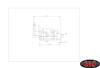 RC4WD R4 Ultimate Scale Single Speed Transmission Z-U0031 for V8 Engine R 4 rc
