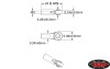 M3 Medium Straight Plastic Rod End 20x wi/ ball RC4WD Z-S0399 Suspension RC 22mm