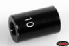 CLEARANCE 30% DISCOUNT 10mm 0.39" Internally Threaded Aluminum Link BLACK 4 Z-S1453 RC4WD Suspension