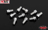 RC4WD Miniature Scale Hex Bolts M2.5 X 4mm x10 SILVER Z-S1563 Detail M 2.5 4 mm