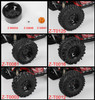 Pro10 40 Series 3.8" Steel Stamped Beadlock Wheel 2 BLACK Z-W0056 RC4WD Yeti XL