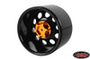 Pro10 40 Series 3.8" Steel Stamped Beadlock Wheel 2 BLACK Z-W0056 RC4WD Yeti XL