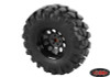 Pro10 40 Series 3.8" Steel Stamped Beadlock Wheel 2 BLACK Z-W0056 RC4WD Yeti XL
