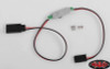RC4WD Mini ON OFF Switch For Lighting Unit Bars Receiver Plugs 12' Z-E0081 11.1v