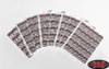 RC4WD Event Numbers Decal Sheets 1 200 Gate Truck Markers Race Number Z-L0090