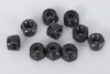 Nylock Nuts M4 BLACK Nut RC4WD RC Z-S1008 rcBitz fit Tough Armor Bumpers