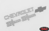 TOY Chevrolet K5 Blazer Metal Emblem Logo Badge Set Ascender RC4WD Z-S1560