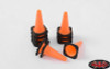 1/10 Scale TOY Traffic Cones Bollards ORANGE Rubber 10 RC4WD Z-S1658 RC Gates