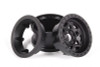 2.2" Walker Evans Wheels IFD BLACK for most Tyres Beadlock air holes AX31118