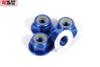 AXIAL M4 Serrated Nylon Lock Nut BLUE 4 Anti undo Yeti Wheel AXA1046 Wraith Nuts