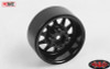 OEM Stamped Steel 1.9" Beadlock Wheels BLACK RC4WD Z-W0210 6 Lug Hex Mount