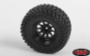 OEM Stamped Steel 1.9" Beadlock Wheels BLACK RC4WD Z-W0210 6 Lug Hex Mount