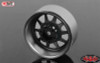 OEM Stamped Steel 1.9" Beadlock Wheels PLAIN Silver Raw 12mm Hex RC4WD Z-W0212