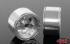 Breaker 1.9" Beadlock Wheels 12 mm Hex mount SILVER Alli RC4WD Z-W0228 Blazer