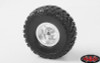 Breaker 1.9" Beadlock Wheels 12 mm Hex mount SILVER Alli RC4WD Z-W0228 Blazer