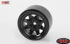 Stamped Steel 1.0" Stock Beadlock Wheels BLACK Micro D90 G2 RC4WD Z-W0229 RC