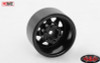 Stamped Steel 1.0" Stock Beadlock Wheels BLACK Micro D90 G2 RC4WD Z-W0229 RC